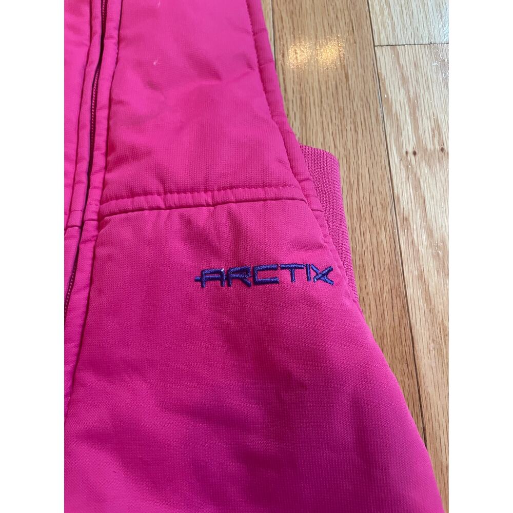 Arctix Snow Pants Toddler Size 3T Solid Pink Girls Waterproof Pull On Adjustable - Picture 2 of 4